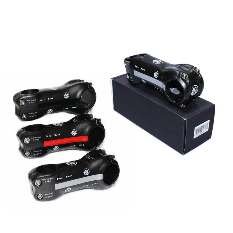 PuraRaza Carbon Road Bike Stem 31.8 Carbon Fiber Cycling Riser Rod Stem MTB Mountain Handlebar Stems Bicycle Parts 6degree (1)