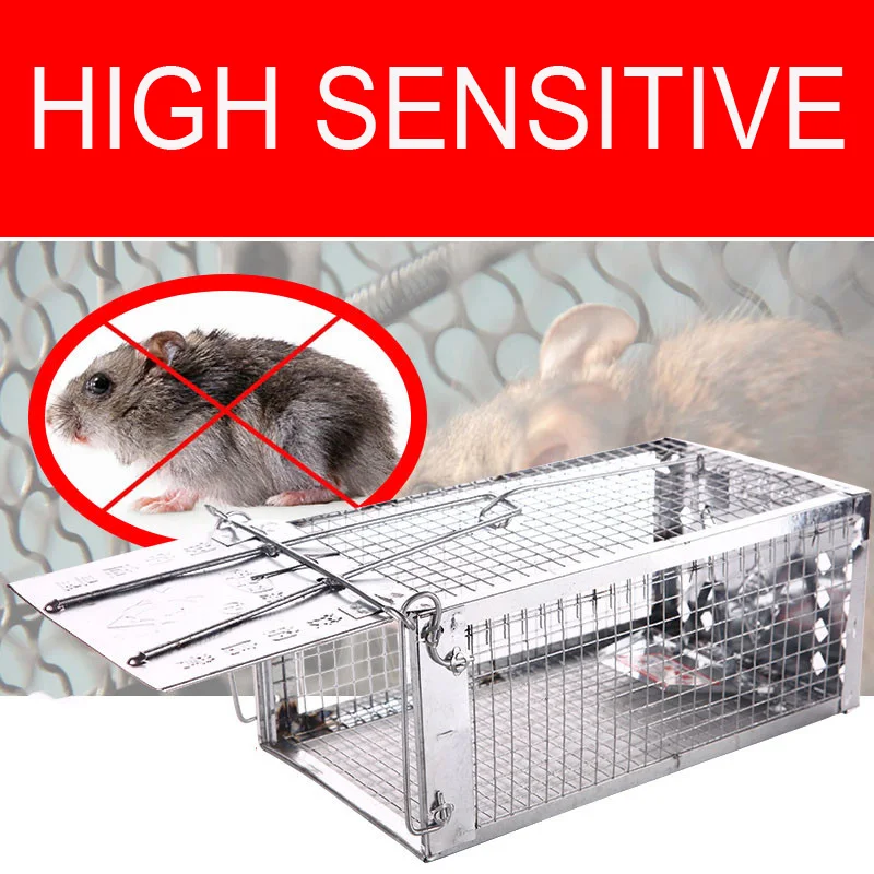 

High Sensitive Pedal Mousetrap Cage Mouse Weasel Rodent Control Trap