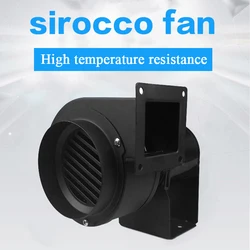Sirocco-ventilador resistente a altas temperaturas CY100H, ventilador centrífugo para chimenea, estufa, Caldera, 220V