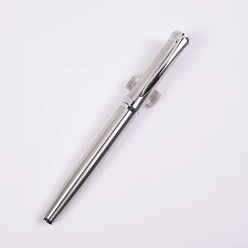 

Good Writing Metal Rollerball Pen with Silver Clip 0.5mm Black Ink Sign Pens Businss Office Product School Supplies