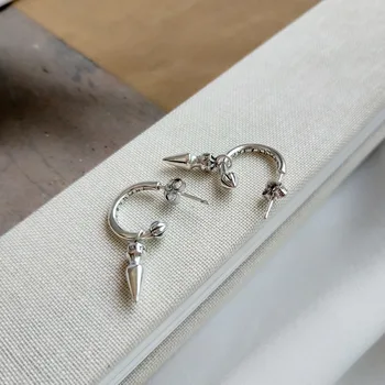 

long ears line 925 sterling silver restoring ancient ways scripture joker contracted design style earring
