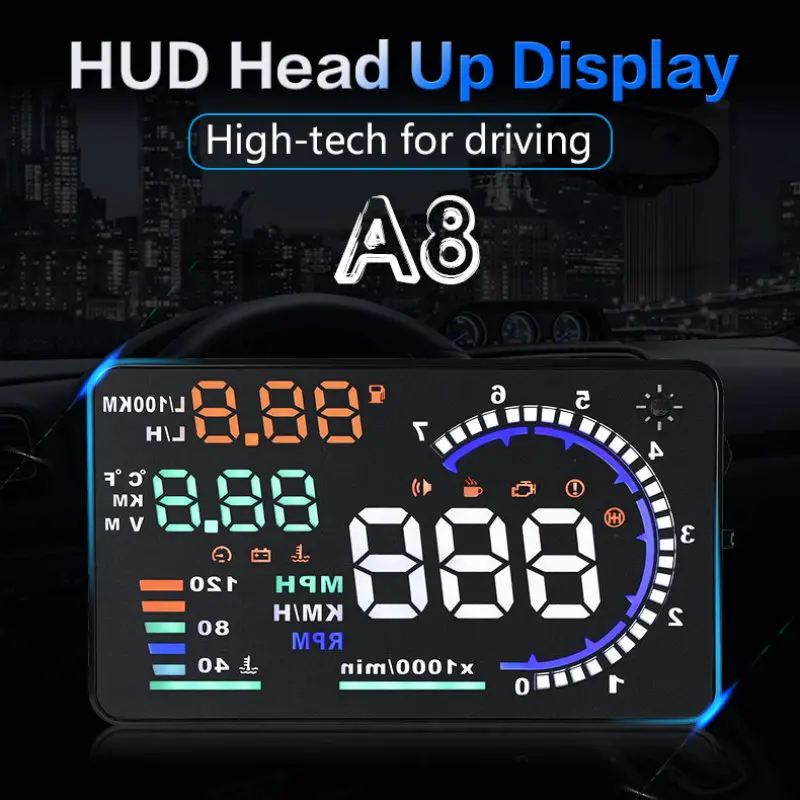 Liandlee автомобильный HUD Дисплей для Citroen C1 C2 C3 C4 C5 2011 2018 безопасный экран вождения
