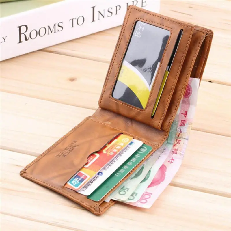 Carteira de Couro Masculina 100 Dolares 9,5x11,5 cm Carteira de Couro Masculina 100 Dolares 9,5x11,5 cm
