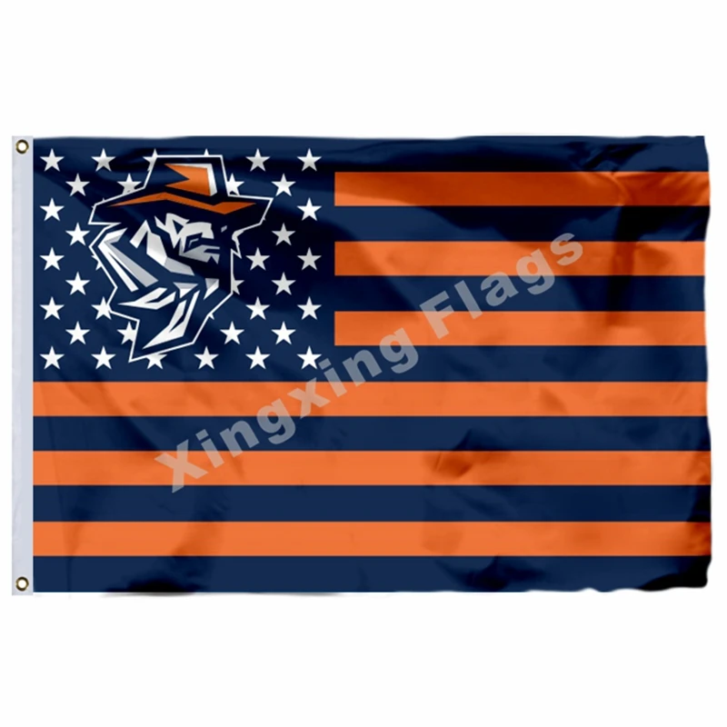 Texas El Paso Miners Nation Flag 3ft X 5ft Polyester NCAA Banner Flying Size No.4 90*150cm