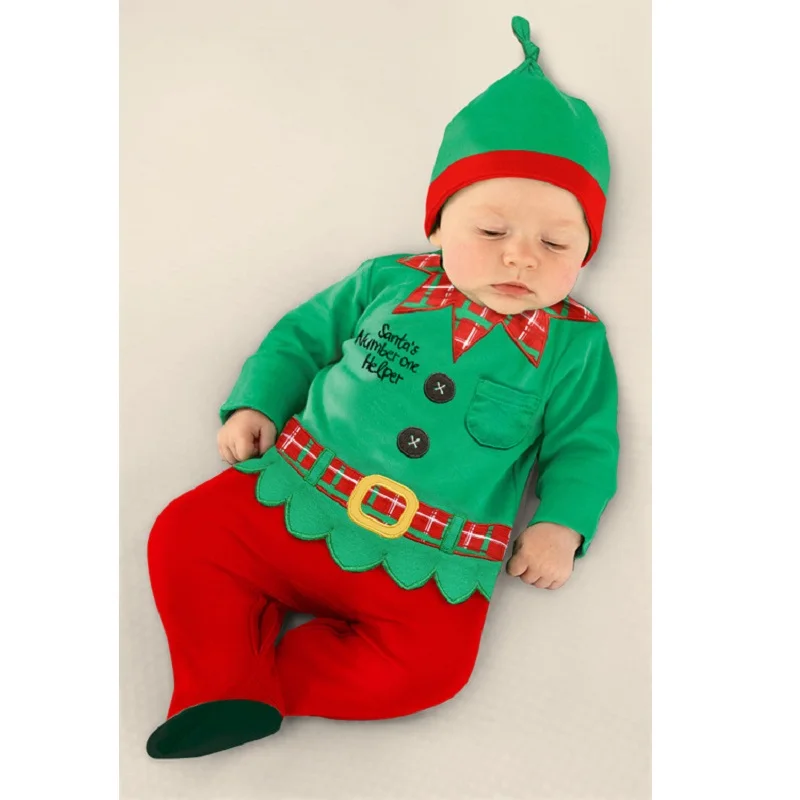 

Christmas Baby Rompers Santa Costumes Baby Clothing sets Overall baby boy clothes jumpsuit roupa de bebe roupas para bebe menino