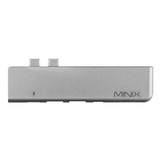 MINIX NEO C-D Thunderbolt 3 USB-C Зарядка до 5 к 60 Гц или два 4 к 60 Гц многопортовый адаптер HDMI выход для MacBook Pro - Цвет: Grey