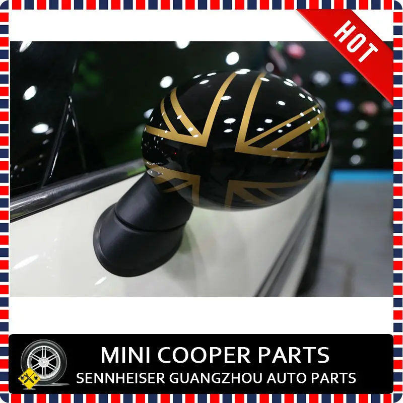 Gold Jack Style Side Mirror Cover-4