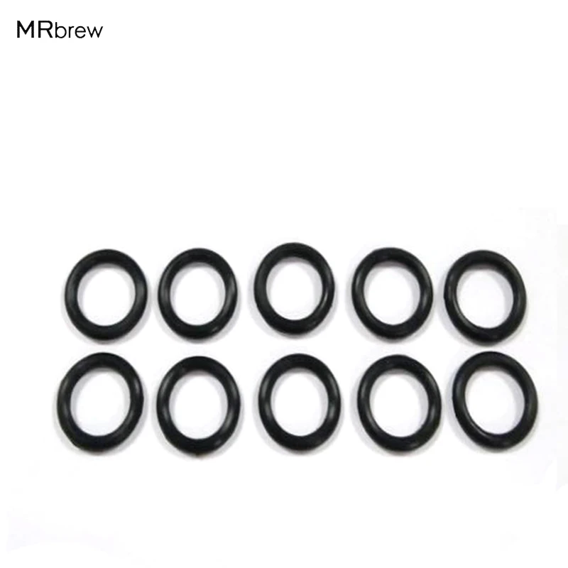 

10pcs Black Silicone Gasket, Food Grade replacement silicone O Ring for Stainless Carbonation Cap / ball lock pos