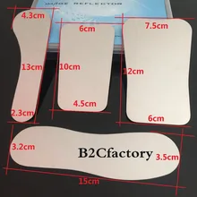 1 упаковка/4 шт Стоматологическая клиника из нержавеющей стали фото зеркала Ортодонтическое внутриоральное стекло