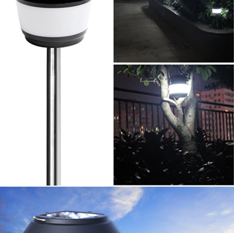 Movido a Energia Lâmpada do Jardim Repelente de Insetos à Prova Água ao ar Luz da Noite Lâmpada do Gramado Luz de Rua Solar Ultrasonic Livre Indoor Levou Energia d' 4 Movido A Energia Solar Luz de Rua