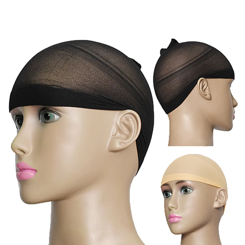 

2Pcs Unisex Stocking Wig Liner Cap Nylon Stretch Breathable Mesh @ME88