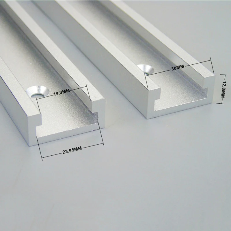 

1X 600mm T-track T-slot Miter Track Jig Fixture Woodworking Tool Router Table US