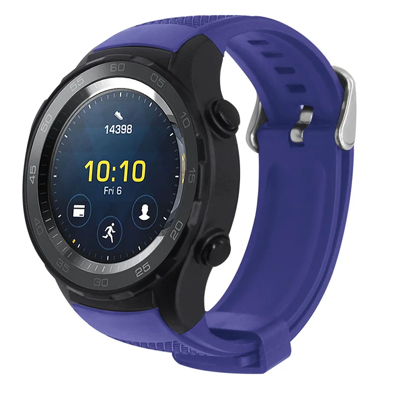Ремешок силиконовый для Samsung Gear s2 резиновый спортивный браслет Galaxy Watch 42 мм Huawei