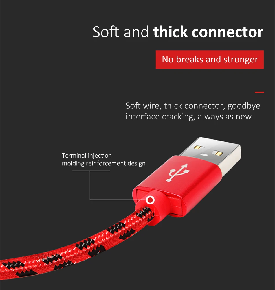  Nylon USB Charge Cable Fast Charging 8 Pin For iPhone X 8 7 6 6S 5 5s Se Plus For iPad Mini Lighting Charger Cables 1M 2M (4)