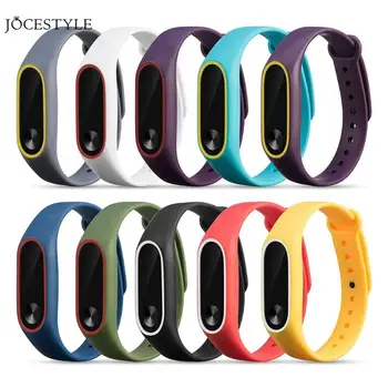 

10 Color Silicone Watchband Bracelet For Miband 2 Silicone 220mm Replacement Wrist Strap Smart Band Accessories For Xiaomi Mi2
