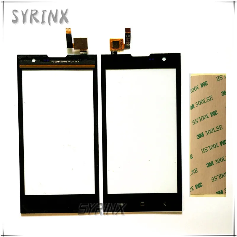 Syrinx с лентой 3M сенсорный экран дигитайзер Сменное Переднее стекло для DEXP Ixion ES2 4 5