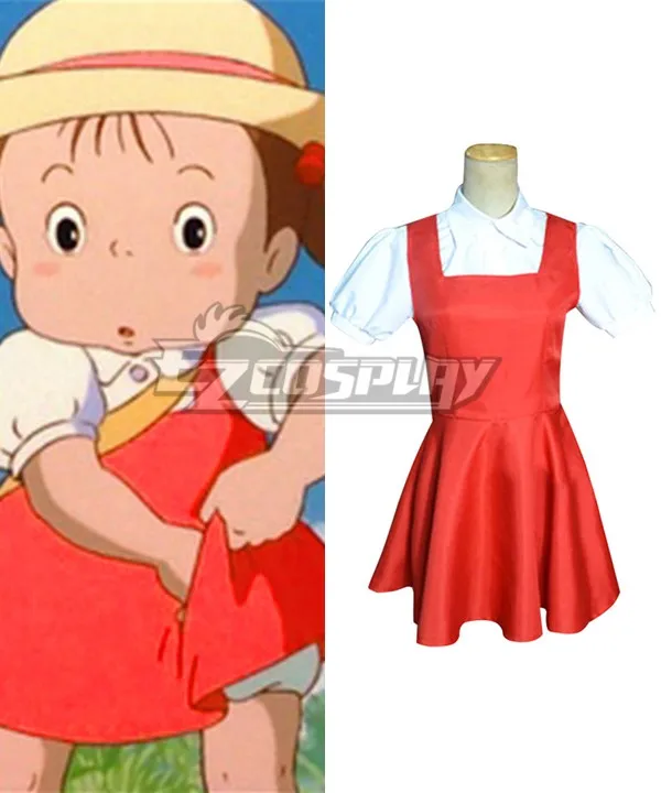 

Hayao Miyazaki Tonari no Totoro My Neighbor Totoro Mei Kusakabe Cosplay Costume E001