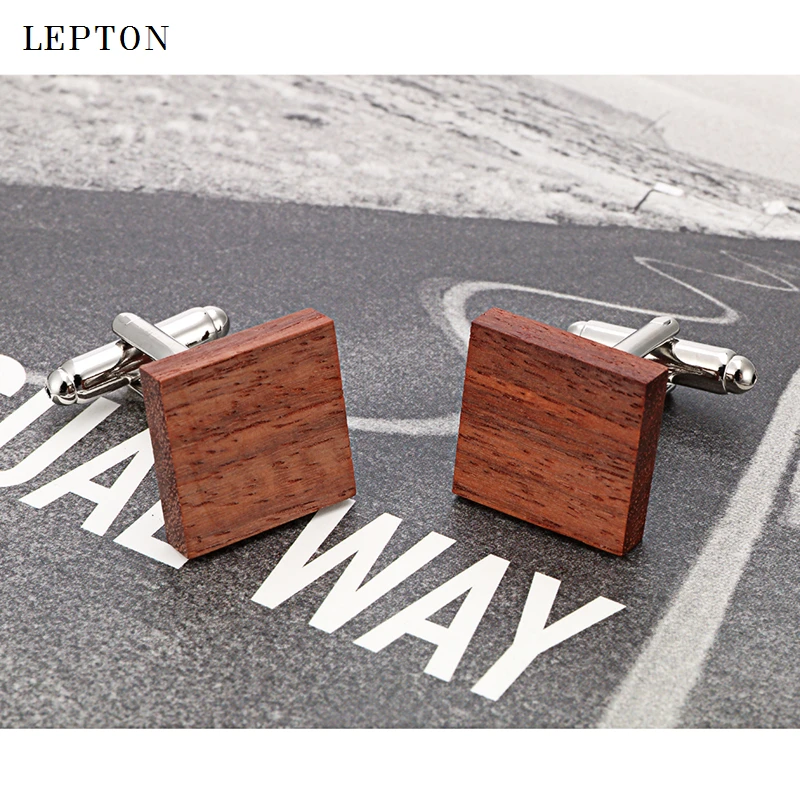 Cufflinks Luxury Mens Wood Cufflinks Grooms Wood Wooden Cufflinks