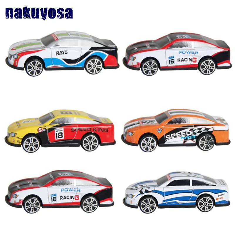 

Hot toy kids toys simulation Racing car diecast Alloy car model Sliding Car Mini toy car Pocket toy birthday present gift