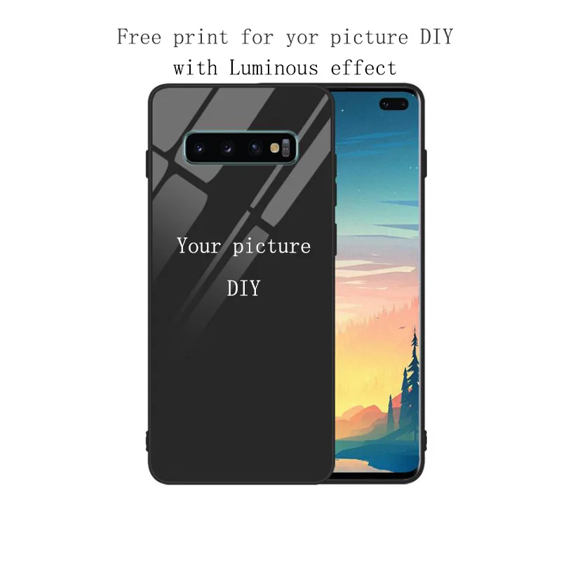 

Free Print Logo Customized case for Samsung GalaxyS7 8 9 plus s10 s10e note7 8 9 cover For Business Company Promotion Gift givin