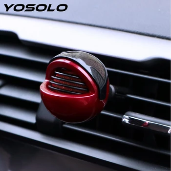 

YOSOLOCar Car Outlet Perfume ABS Helmet Air Conditioner Outlet Clip Air Freshener Solid Fragrance Car Ornament Auto Decor