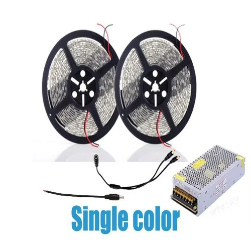 RGB led 5050 не-водонепроницаемый 600 светодиодов гибкие smd полосы 10 м + 44 ключ Инфракрасный пульт дистанционного управления + dc 12 В 10a источника