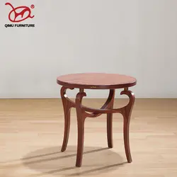 Антикварная мебель подходит для гостиной твердая древесина чайный столик круглый ретро деревянные автономное столик журнальный столик
