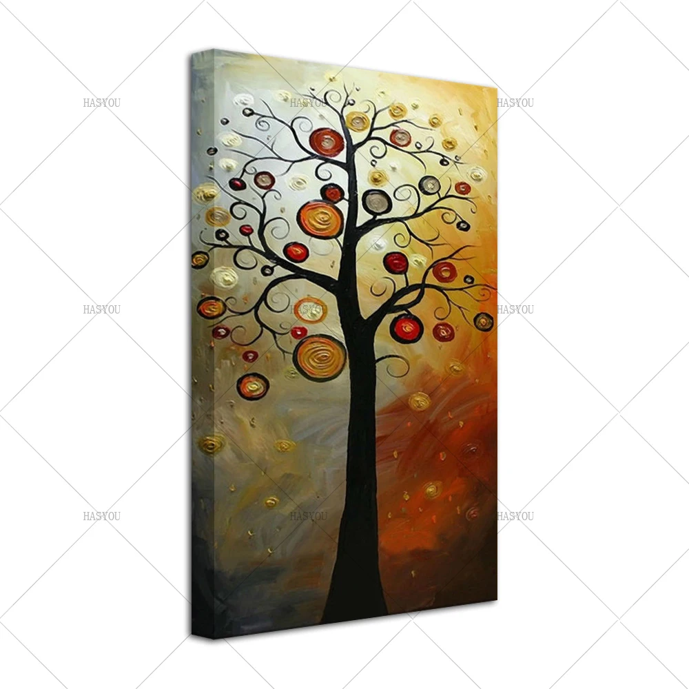 Abstract-Money-Tree-Oil-Painting-Modern-Large-Canvas-Art-Farmhouse-Wall-Decor-Wall-Mural-Poster-Decals (3)