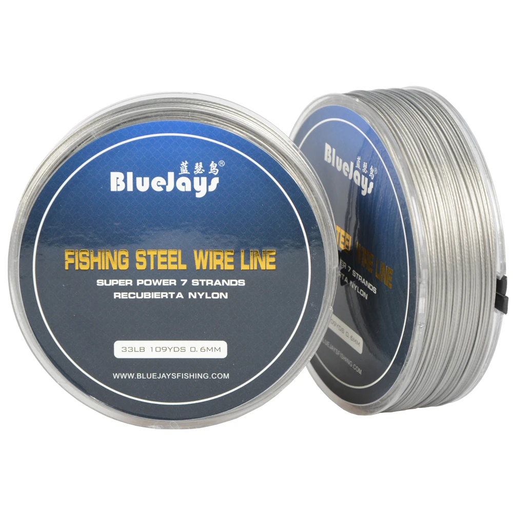 Linha de pesca de fio de aço