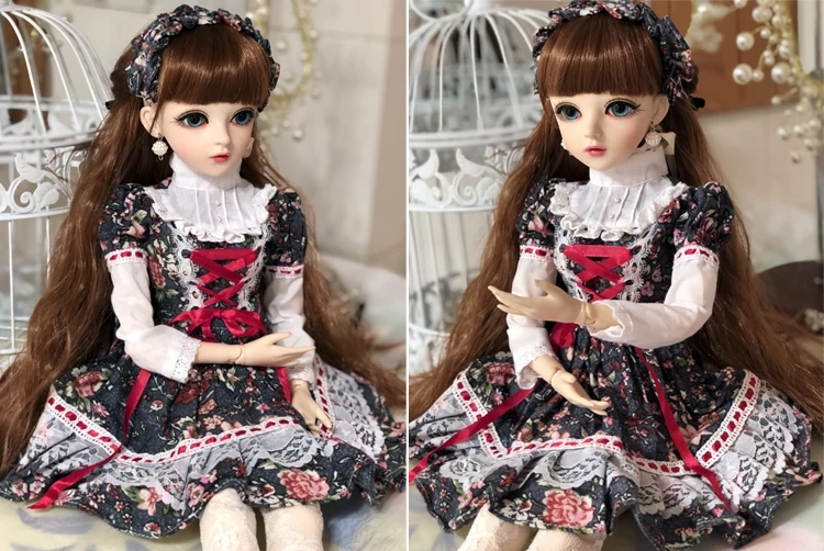 1/3 BJD 60 см куклы игрушки высшего качества китайская Кукла 18 шарниров BJD шарнир Кукла платье Мода девушка подарок игрушки