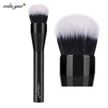 vela.yue Domed Stippling Brush Duo Fiber Versatile Makeup Brush for Face Cheek Powder Foundation Bronzer Blush Makeup Tools