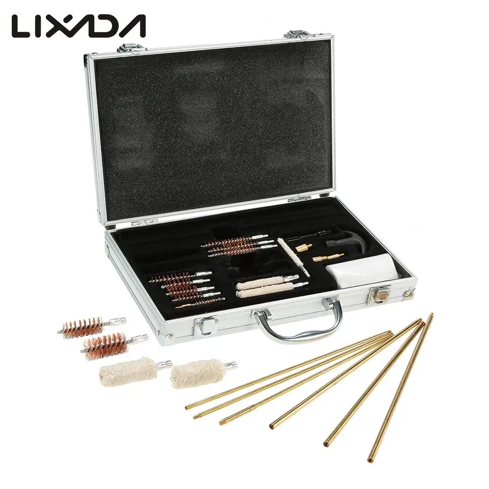 

Universal Tactical Cleaning Kit Hunting Maintenance Kit Aluminium Alloy Case Professional Gun Cleaning Tools