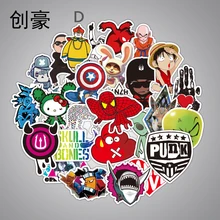 100Pcs Styling Funny Cool Sticker Bomb Waterproof Graffiti Doodle Sticker Skateboard Decal Toy Sticker