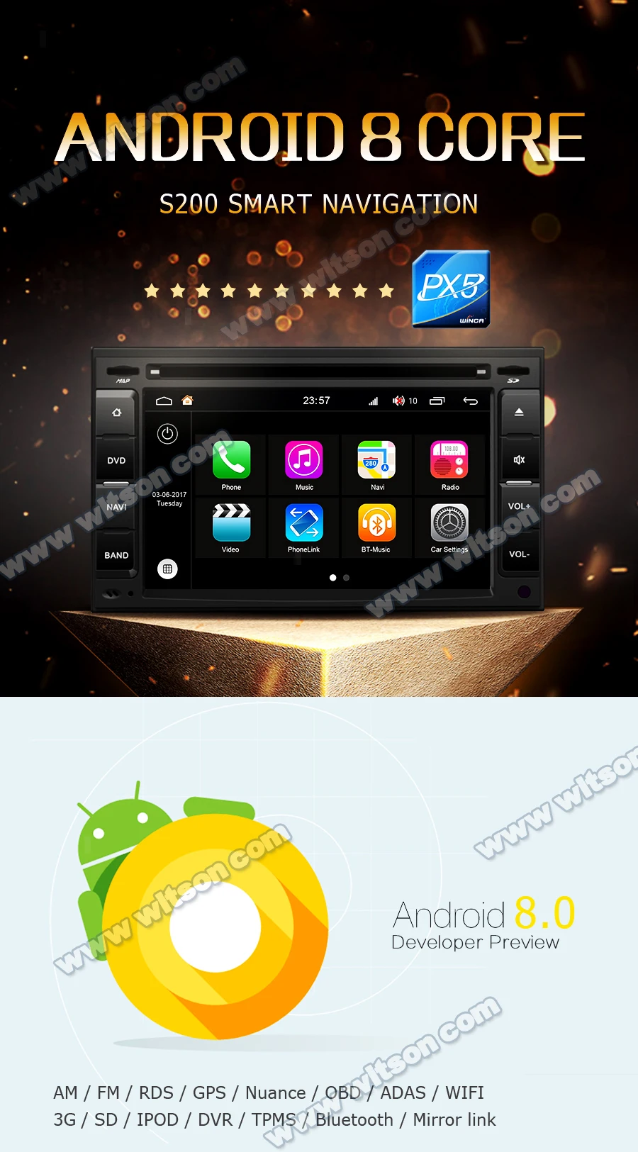 Best WITSON S200 Android 8.0 Octa Core(eight core) Navigation Player Car Radio For NISSAN QASHQAI/PALADIN Built in Car Play 2 Best WITSON S200 Android 8.0 Octa Core(eight core) Navigation Player Car Radio For NISSAN QASHQAI/PALADIN Built in Car Play 2