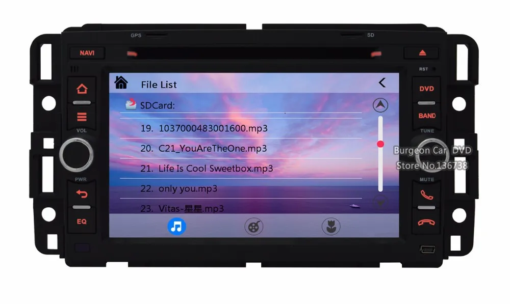 Flash Deal Factory Price Car DVD Player for Chevy Chevrolet Cobalt Silverado Suburban Buick Enclave Radio Stereo BT GPS Navigation system 30