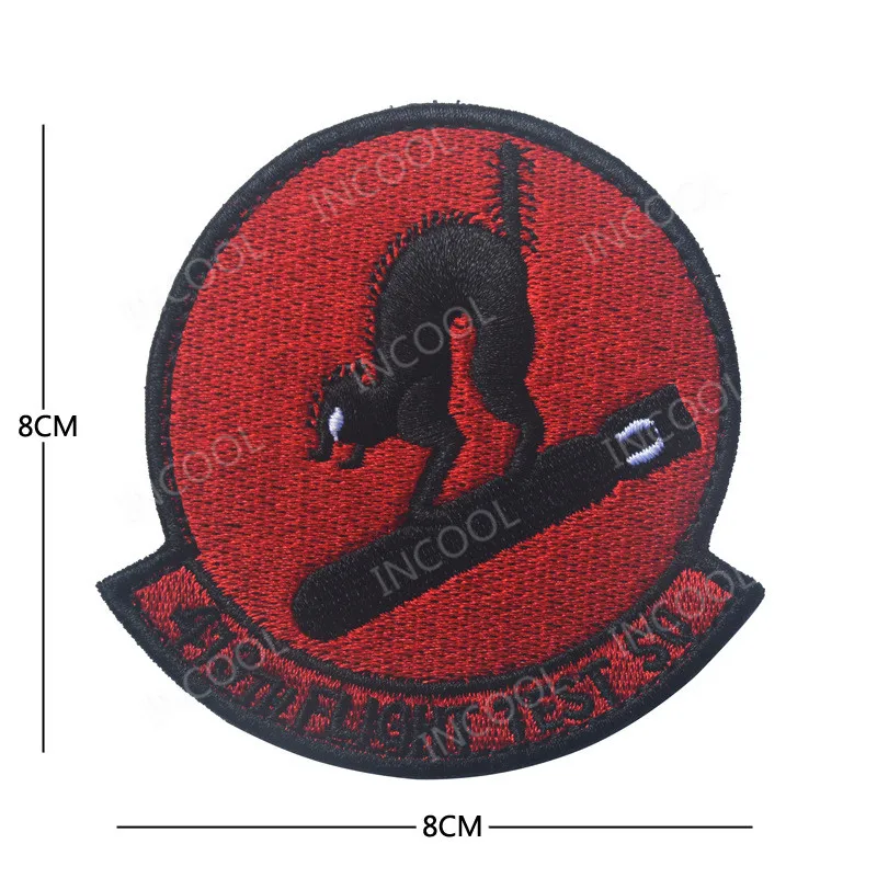 Flight Test 3D Embroidery Patch Military Morale Patch