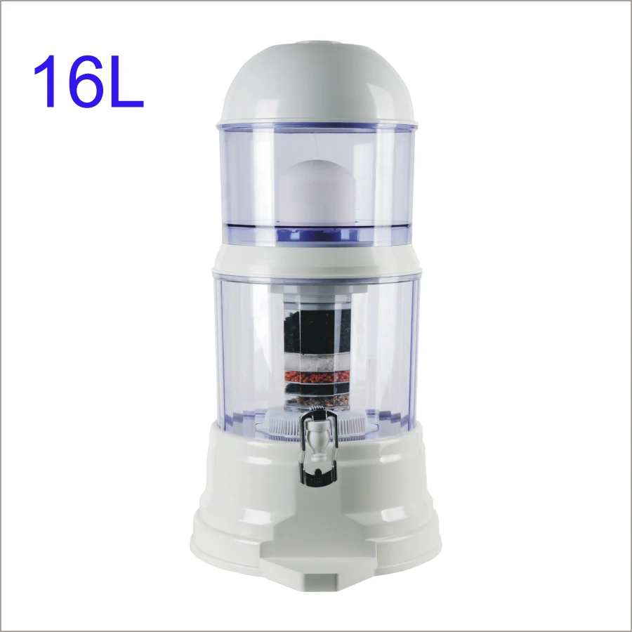 16L Desktop mineral pot water purifier table water filter with Ceramic