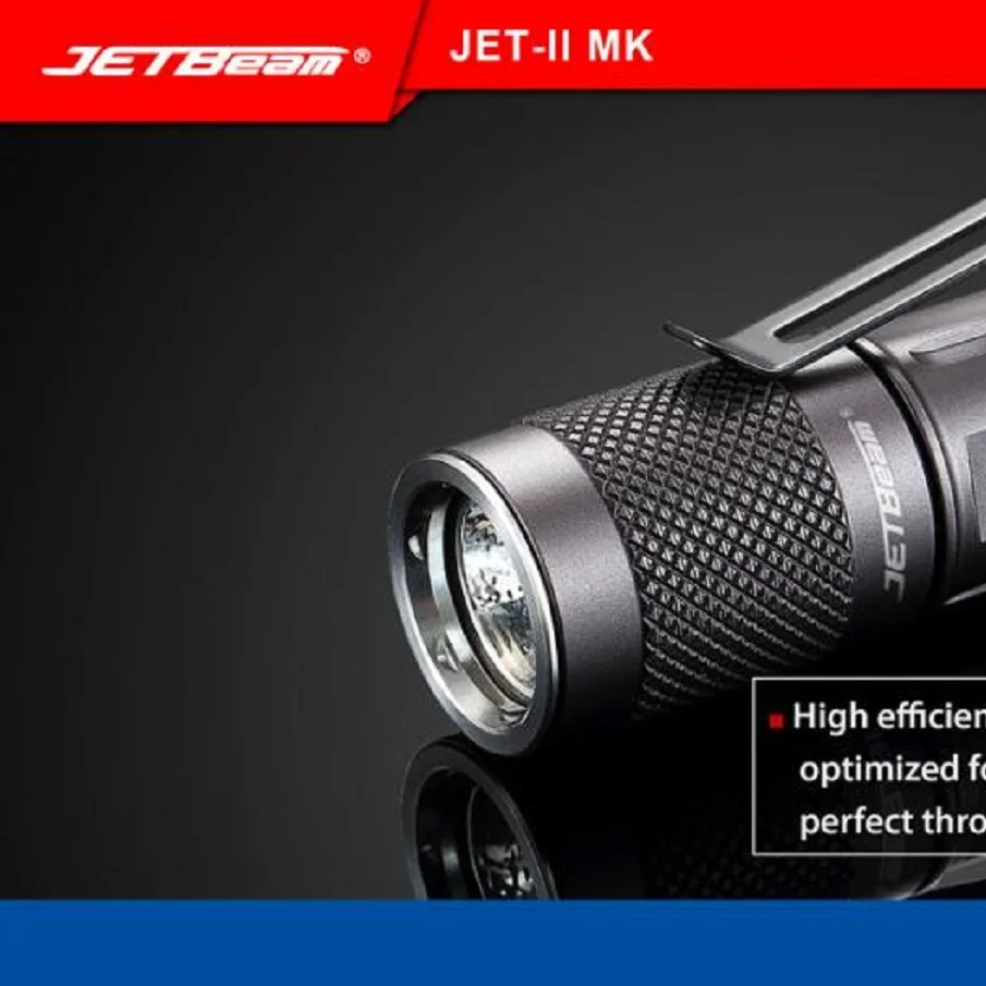 Сияющий Быстрая Открытый портативный JETbeam JET-II MK Cree XP-L HI 510 люмен Водонепроницаемый светодиодный фонарик