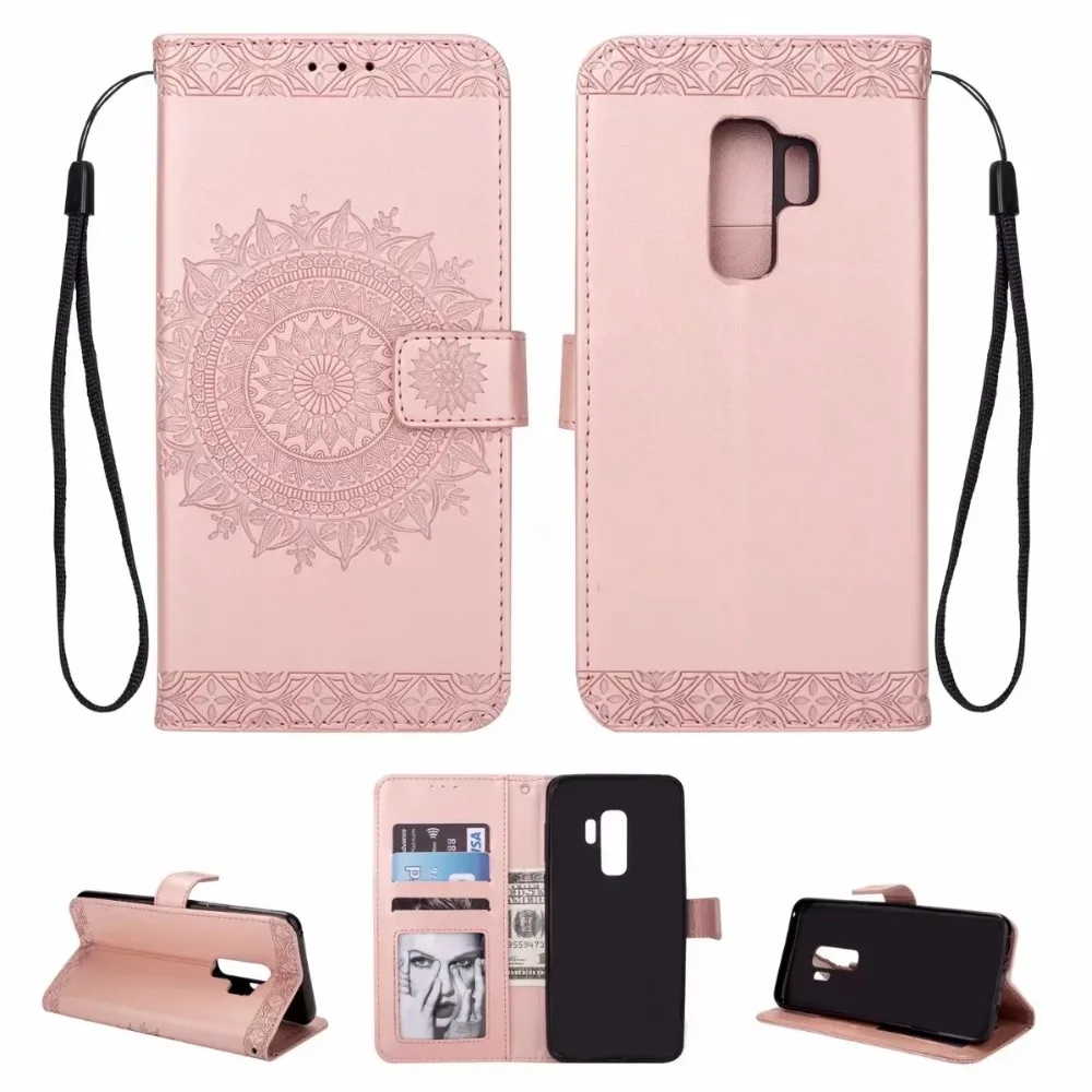 

For Samsung Galaxy S9 Case Leather Wallet Stand Flip Case for Samsung Galaxy S9Plus Coque