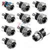 10Pcs 5.5 x 2.1mm DC Power Supply Jack Socket Female Panel Mount 3-Pin Electrical Socket Connector ► Photo 2/6