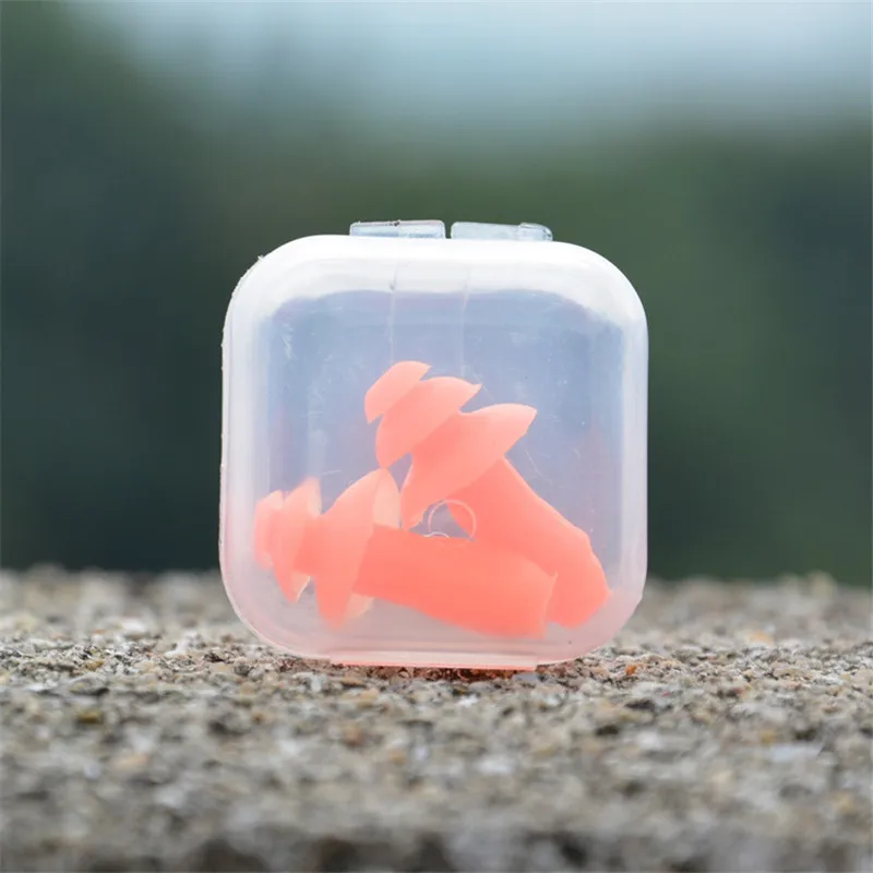 Adult Swim Ear Plug Soft Silicone Mushroom shape Swimming Ear Plugs Water Swim Sports Adult Ear Plugs