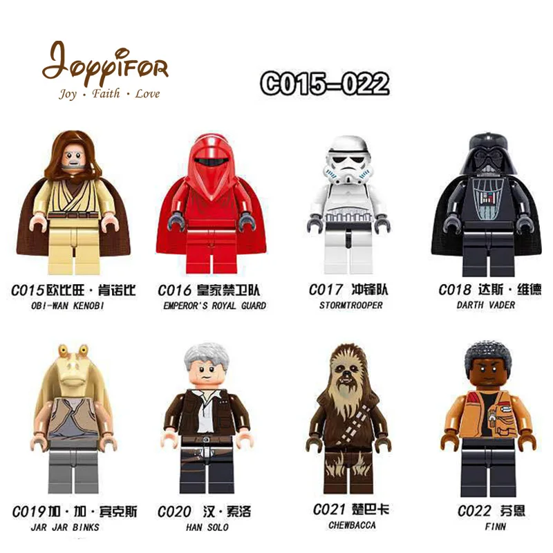 

Joyyifor Hot Single Sale LegoINGlys Star Wars Chewbacca Han Solo Darth Vader Building Blocks Toys Mini Figures for Kids Gifts