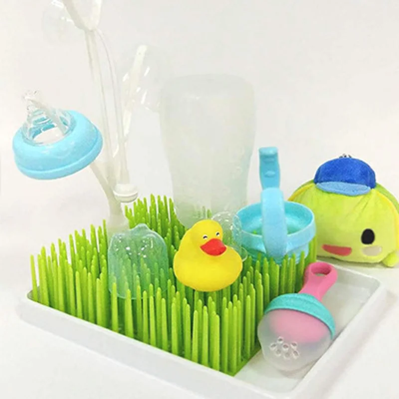 Baby Bottle Cleaning Dryer Drainer Storage Drying Rack Lawn Bottle Dry