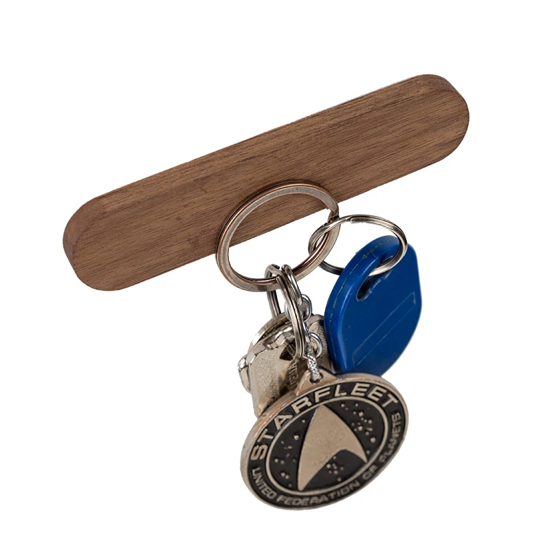 

Wood Key Holder Wall Key Storage Organizer Strong Magnetic Key Rack Hanger Key Ring Hooks Clerk Housekeeper on the wall