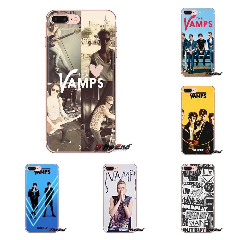 Silicone Skin Cover For Sony Xperia Z Z1 Z2 Z3 Z5 compact M2 M4 M5 C4 E3 T3 XA Huawei Mate 7 8 Y3II Handsome Music The Vamps Boy |