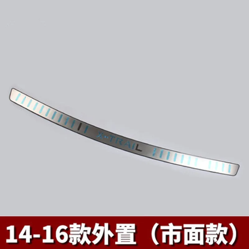 Rear Bumper Protector Sills font b Interior b font Trunk Rear guard Tread Plate Pedals For