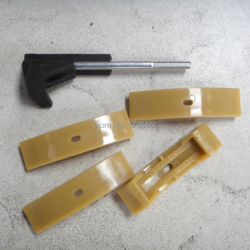 4PCS 058109217B Timing Camshaft Chain Tensioner Shoe Pads & Halter For