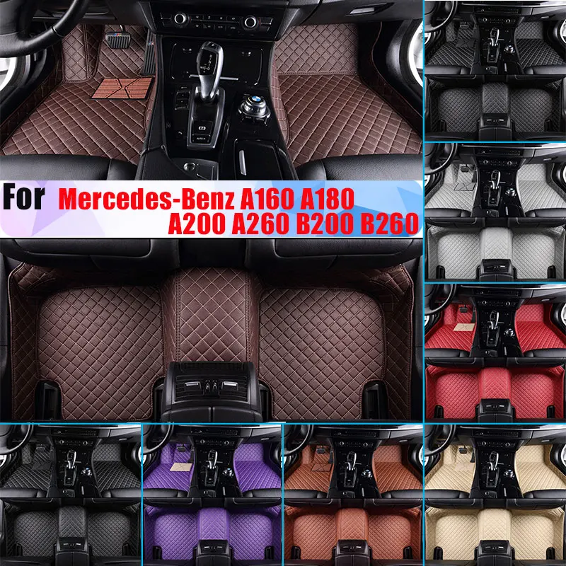 

Waterproof Car Floor Mats For Mercedes-Benz A160 A180 A200 A260 B200 B260 All Season Car Carpet Floor