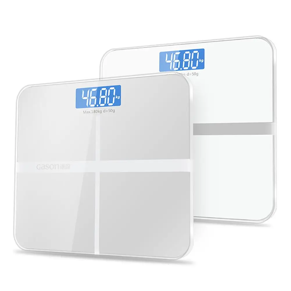 Household Smart LED Display Electronic Weight Scale Household Floor Body Weighing Balance Bathroom Scales