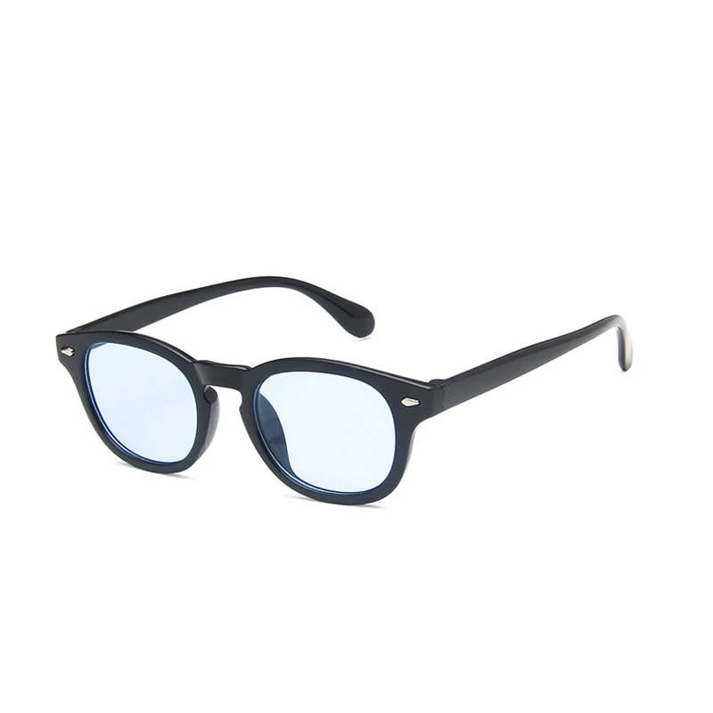 Zilead детские маленькие круглые солнцезащитные очки в оправе для мальчиков и девочек, брендовые Детские солнцезащитные очки, очки UV400 oculos - Цвет линз: black blue